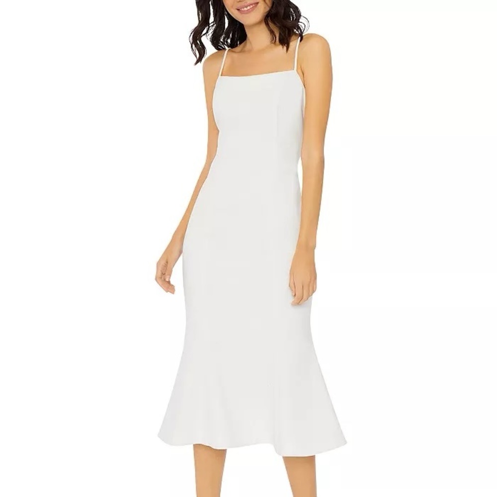 NWT Bridal/Graduation Dress - White Likely Midi Carter Dress (Size 6, $228)